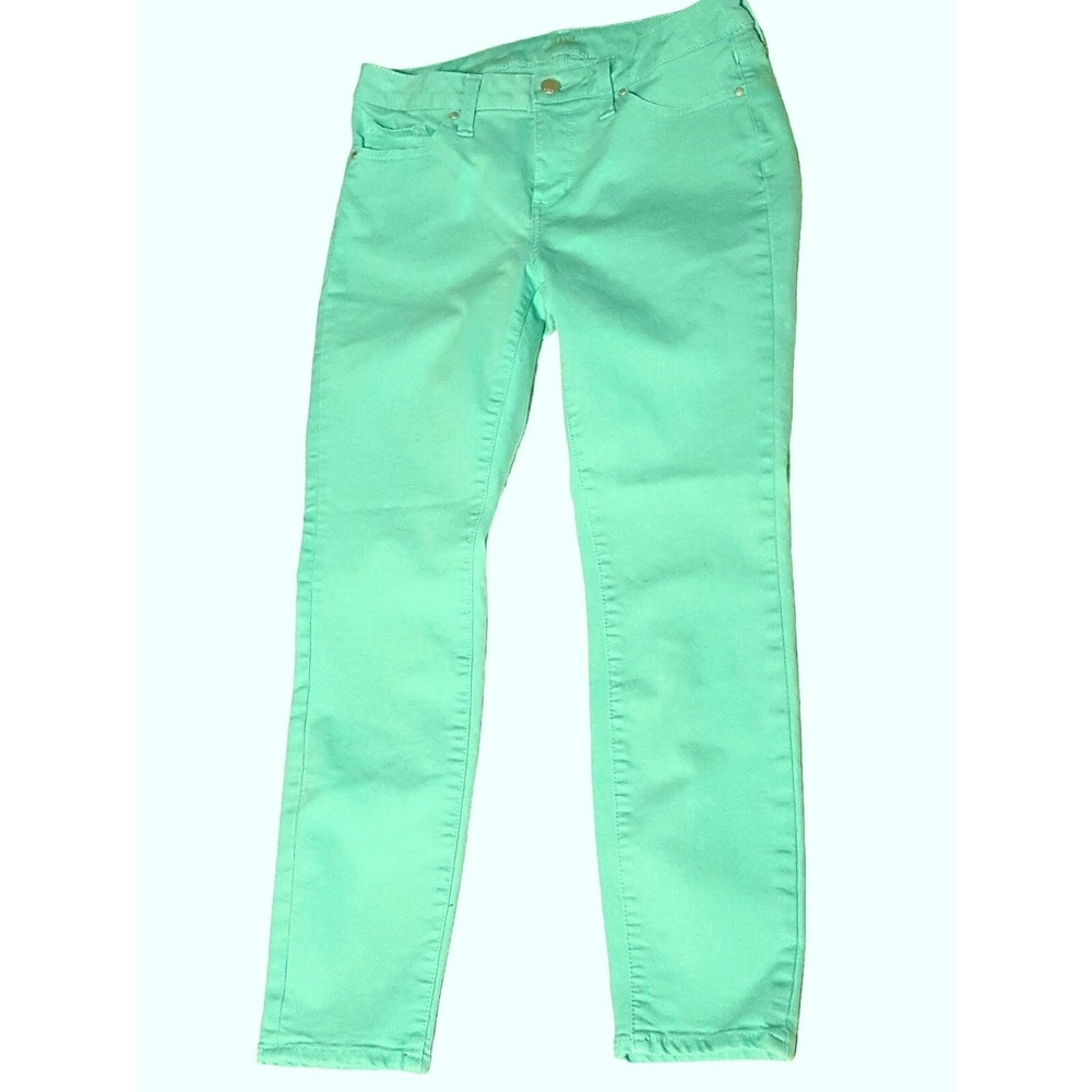 a.n.a. Green Soft Stretch Jegging Jeans Ankle Skinny Size 4